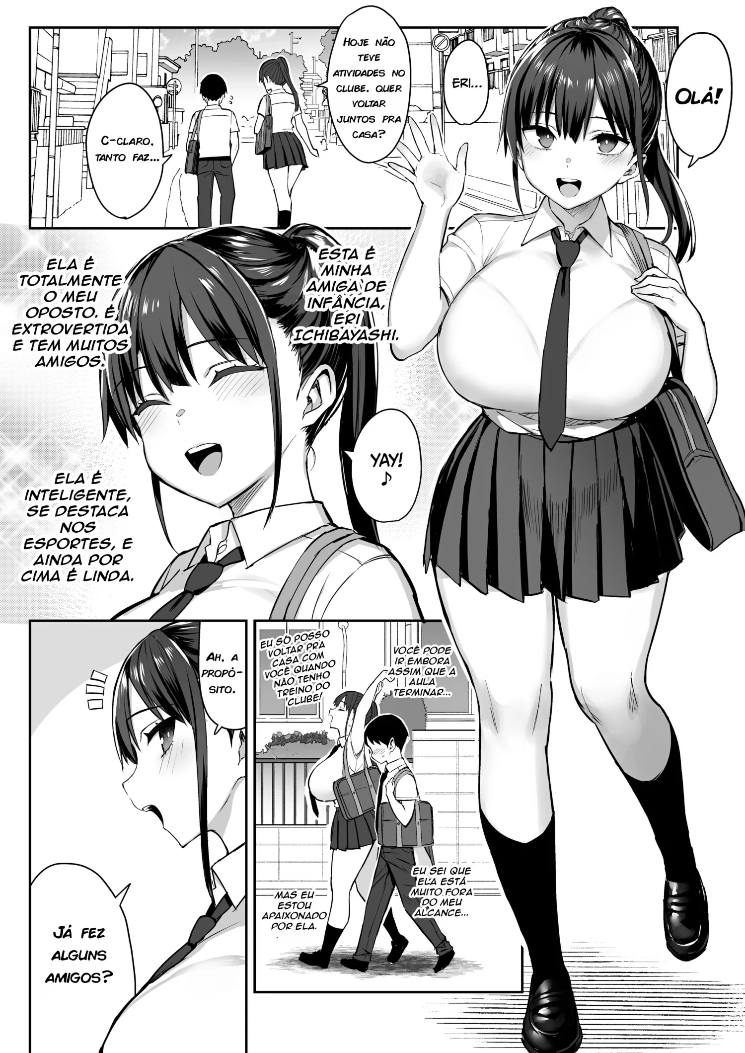 Zutto Suki datta Kyonyuu Osananajimi ga Furyou-tachi ni Moteasobareta Nanukakan Jou by Ichi... Y...