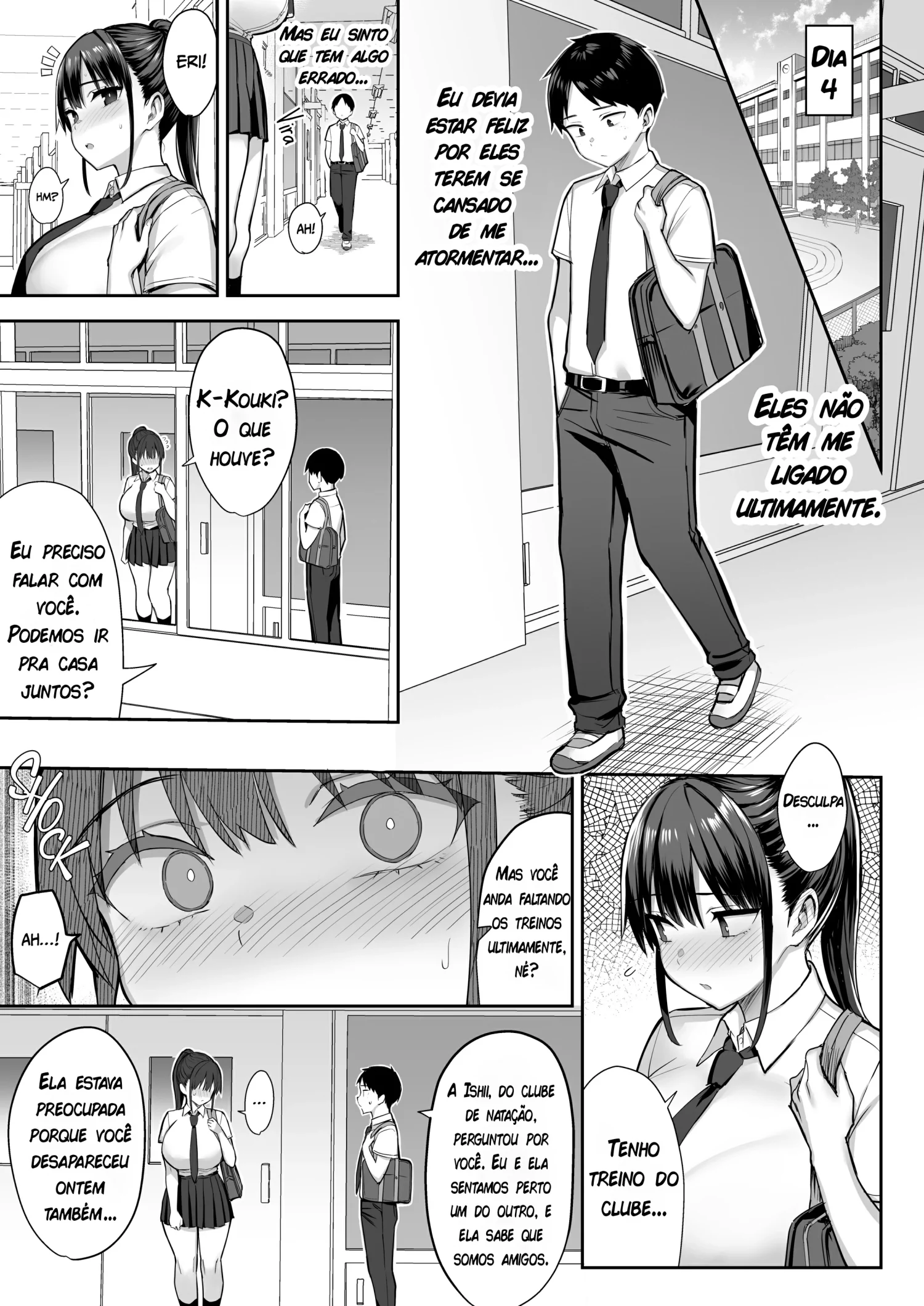 Zutto Suki datta Kyonyuu Osananajimi ga Furyou-tachi ni Moteasobareta Nanukakan Jou by Ichi... Y...