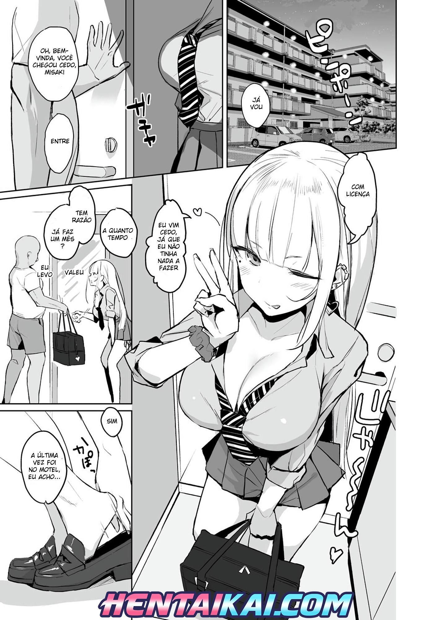 Ecchi na Gal JK ga Kyokon Zetsurin Oji-san to Pakoru Yatsu. by Nanae