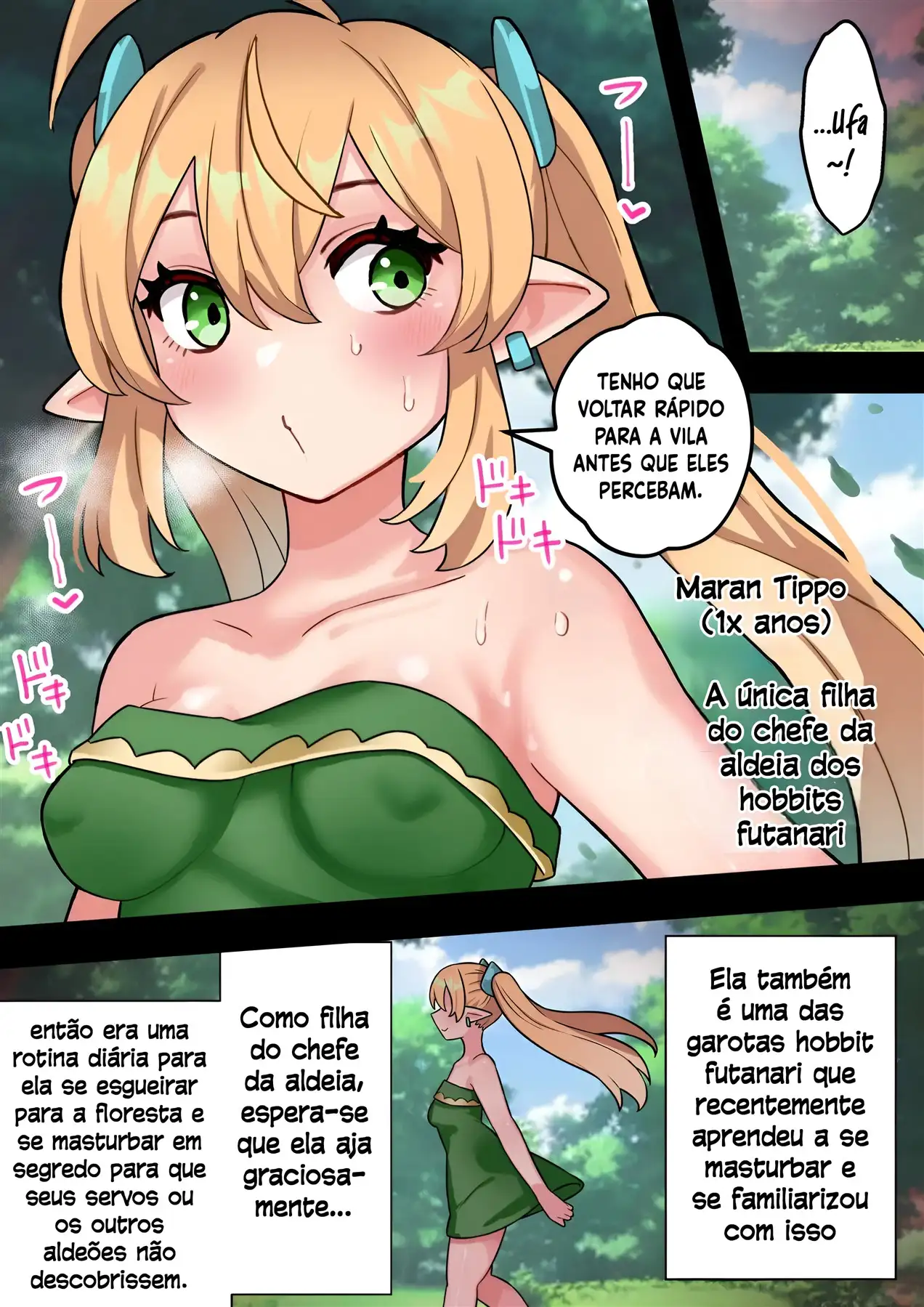 Tanshou Houkei Futanari Hobbit Shoujo ga Mahou no Yubiwa de Kyokon Seiyoku Monster ni naru Hanashi by Hotaru