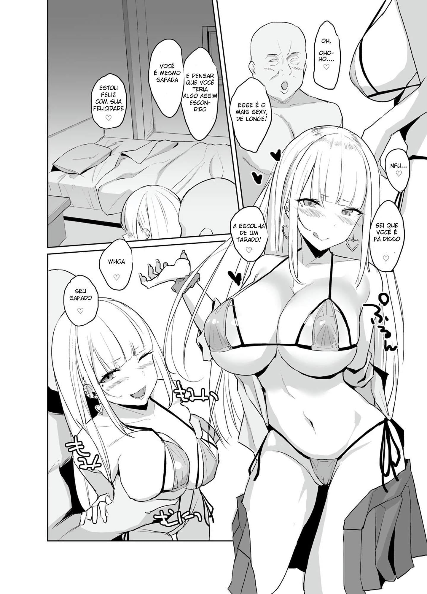 Ecchi na Gal JK ga Kyokon Zetsurin Oji-san to Pakoru Yatsu. by Nanae