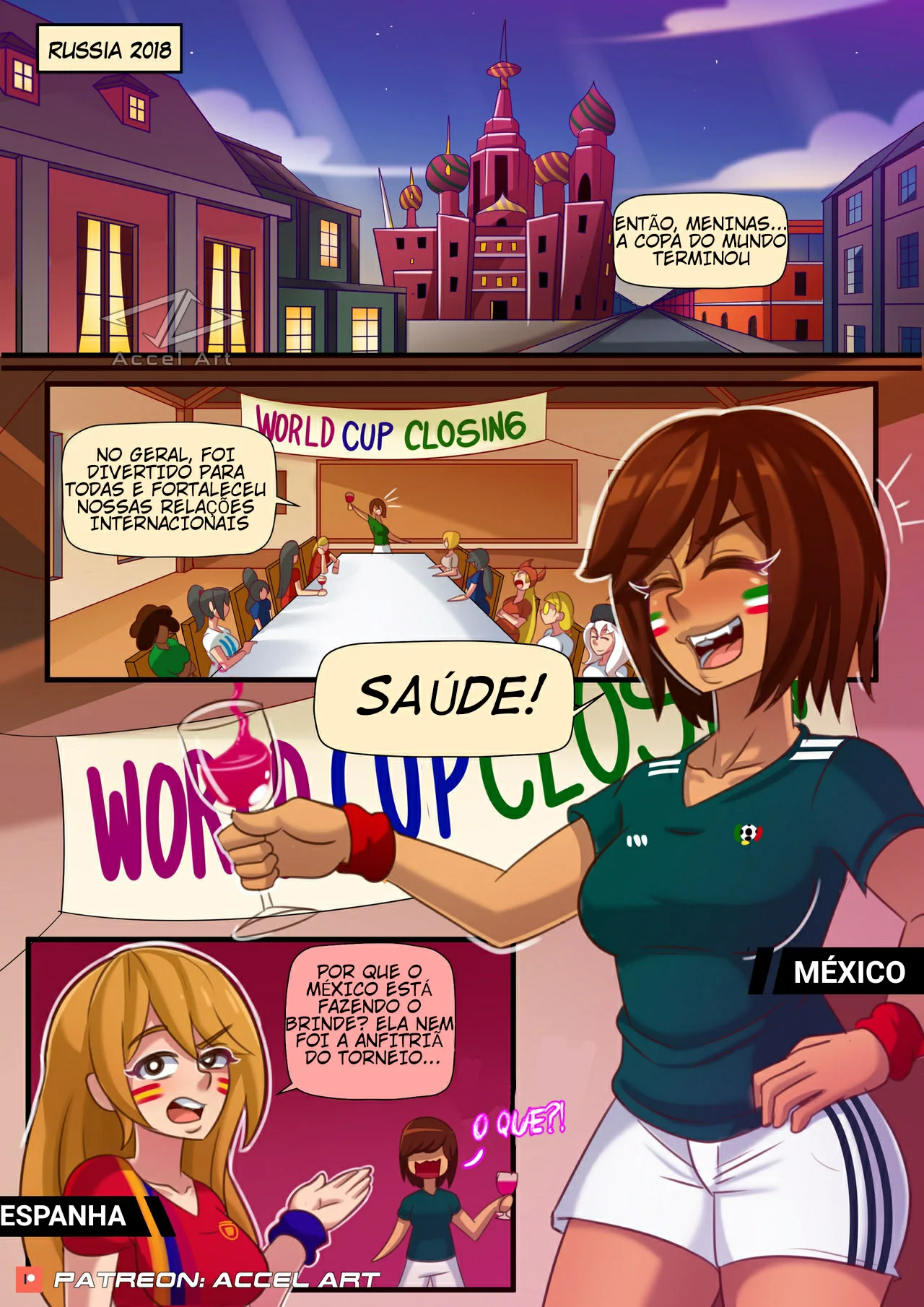 World Cup Girls by Accel Art