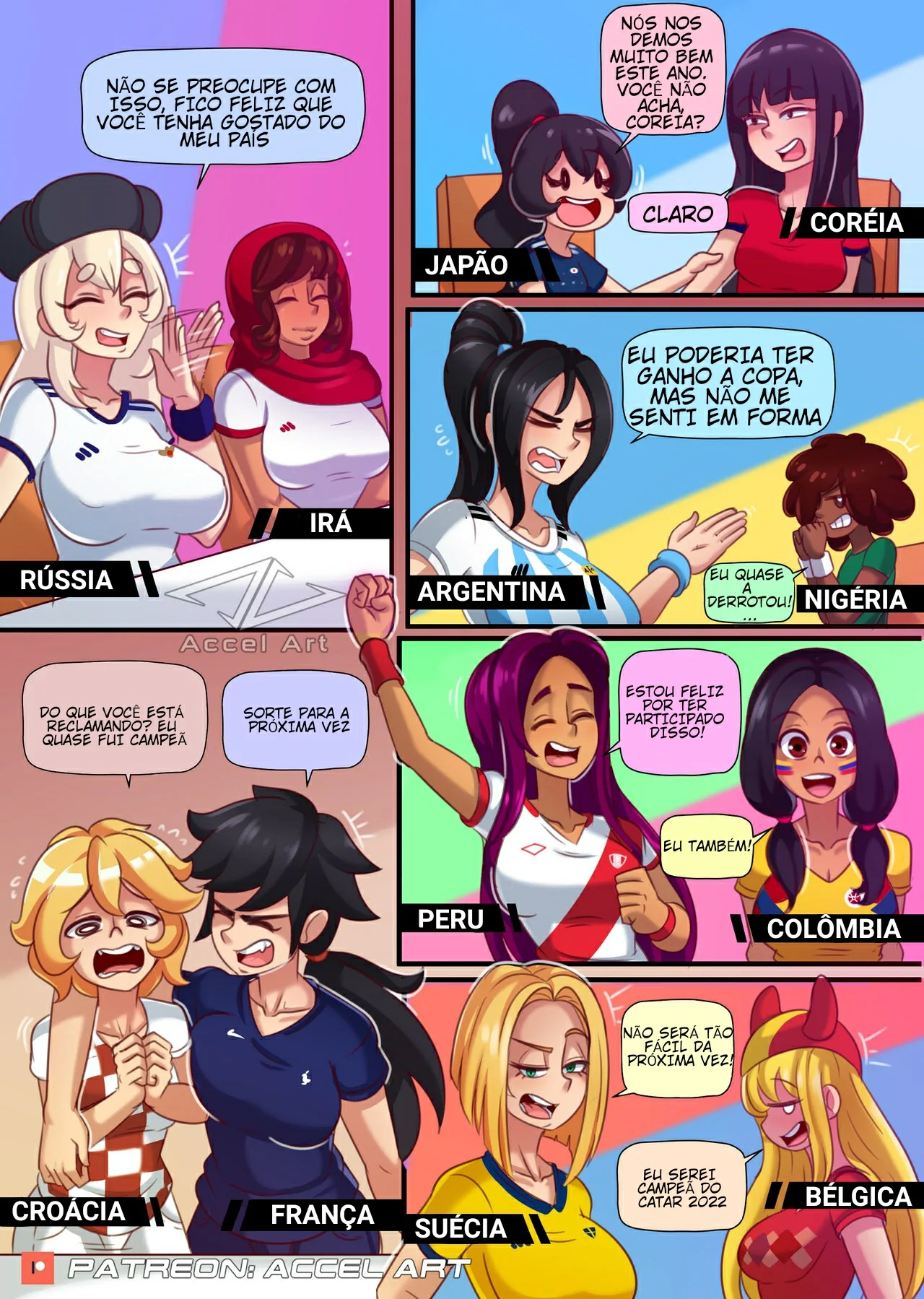 World Cup Girls by Accel Art