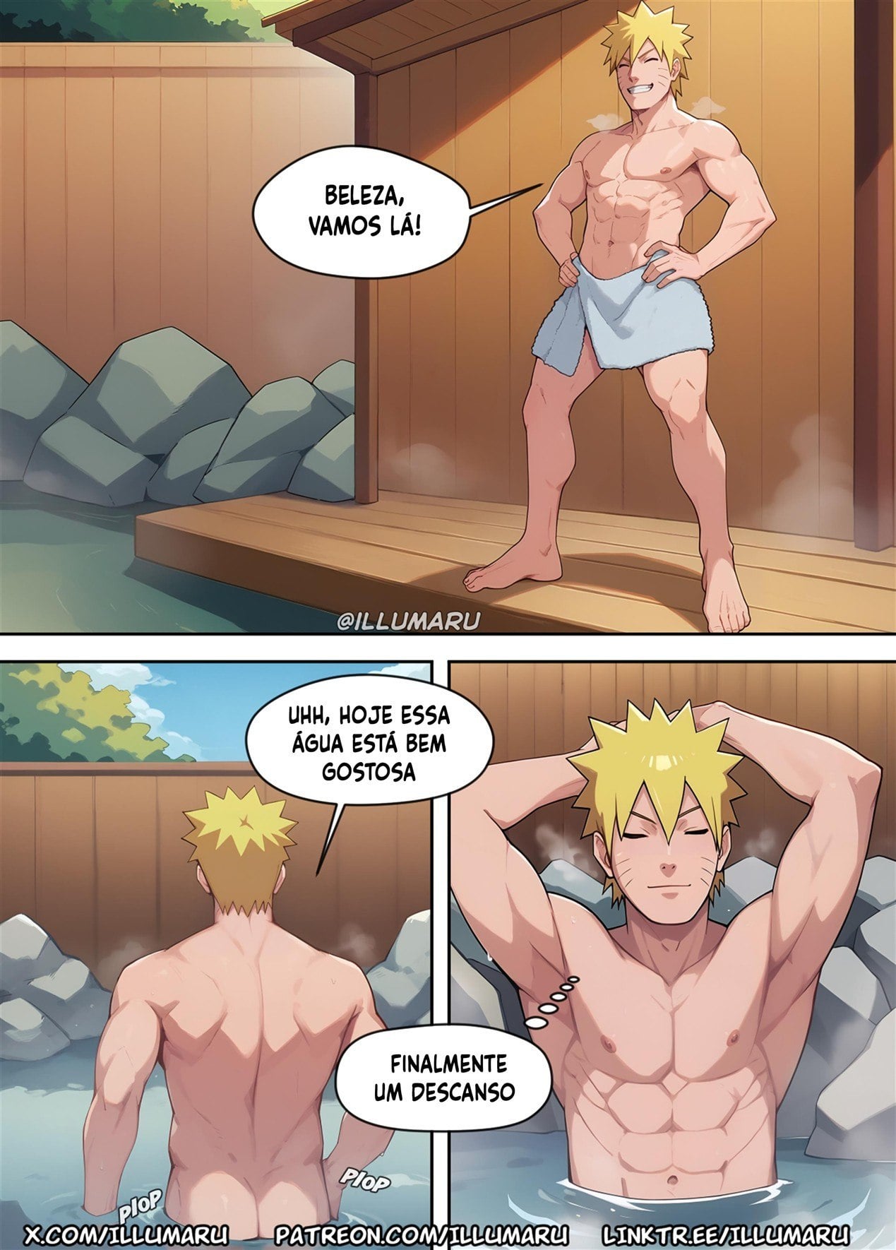 Diversão nas Fontes Termais by illumaru