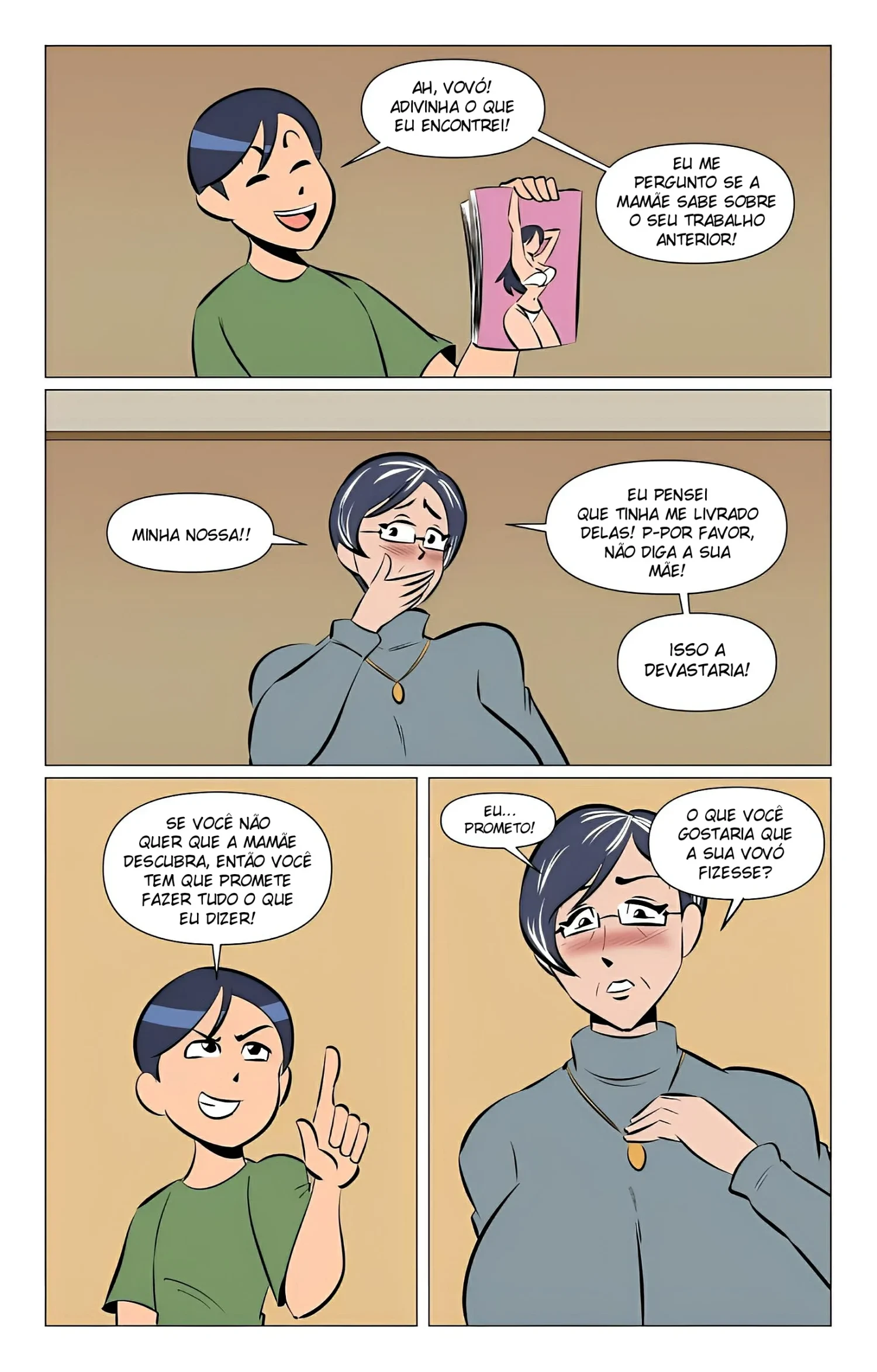 My Granny? The Former Sexy Star?! by Glassfish