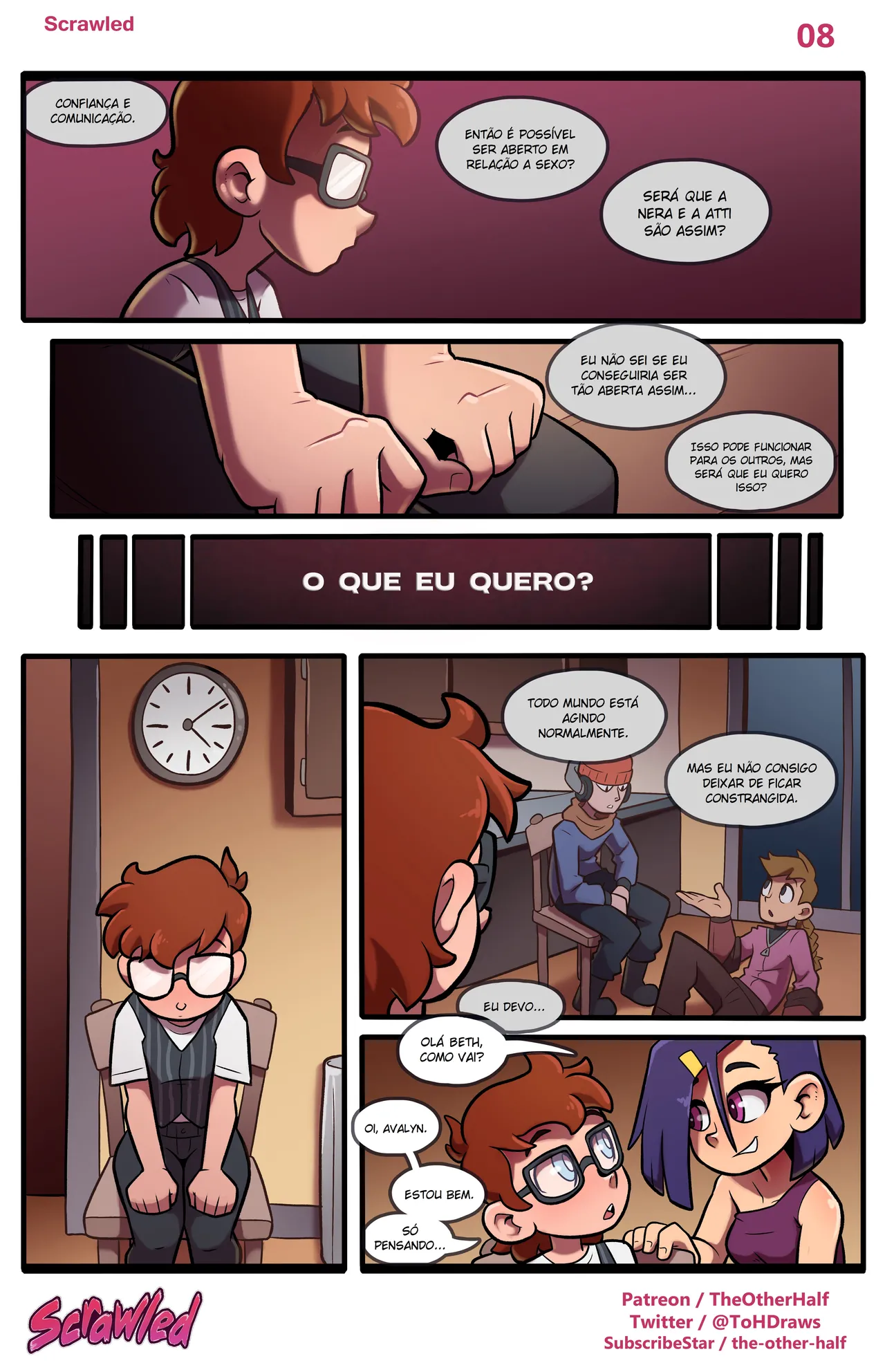 Scrawled: Getting Comfortable by TheOtherHalf