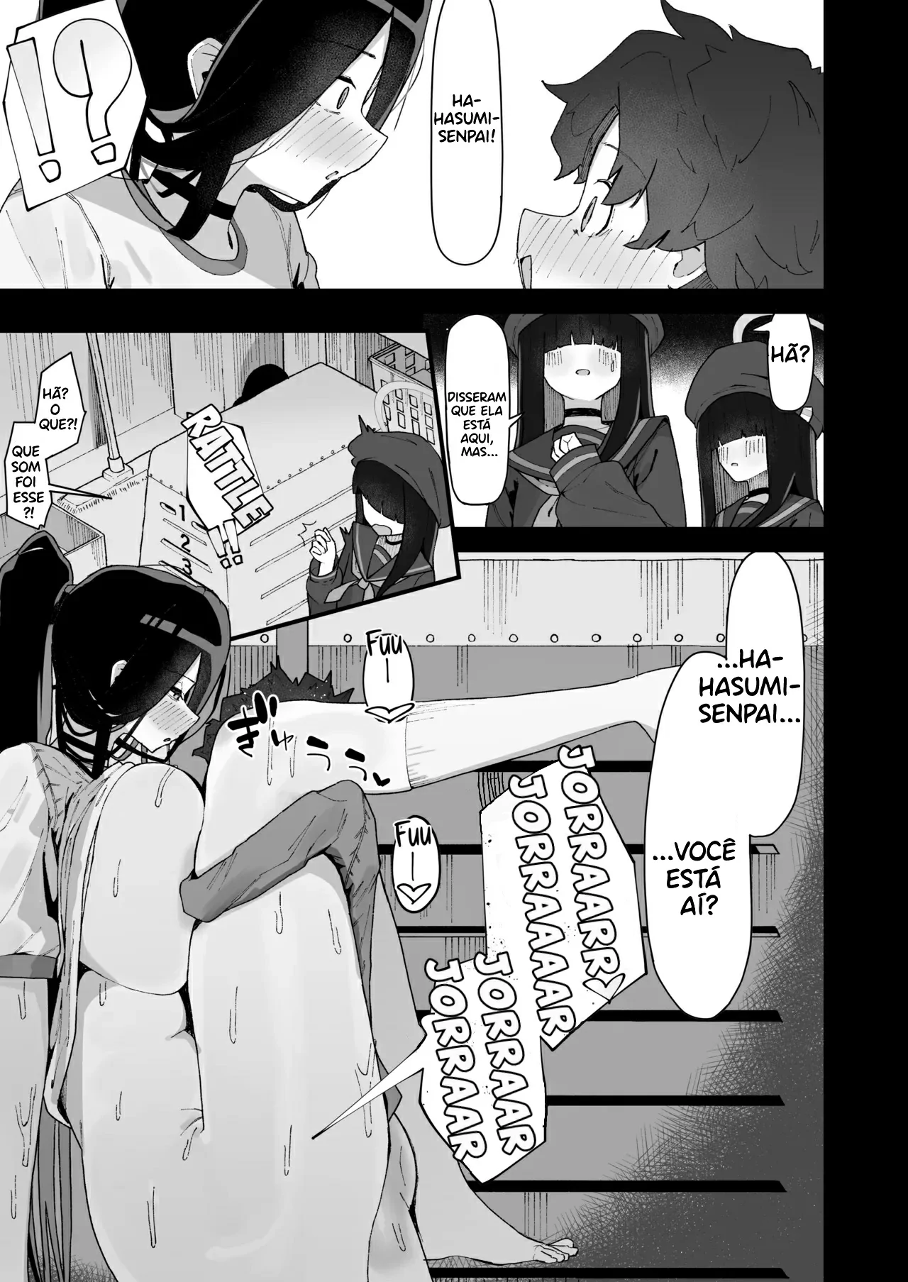 Taiikukan souko de Hasumi to kakurete ecchi by Yama Danch