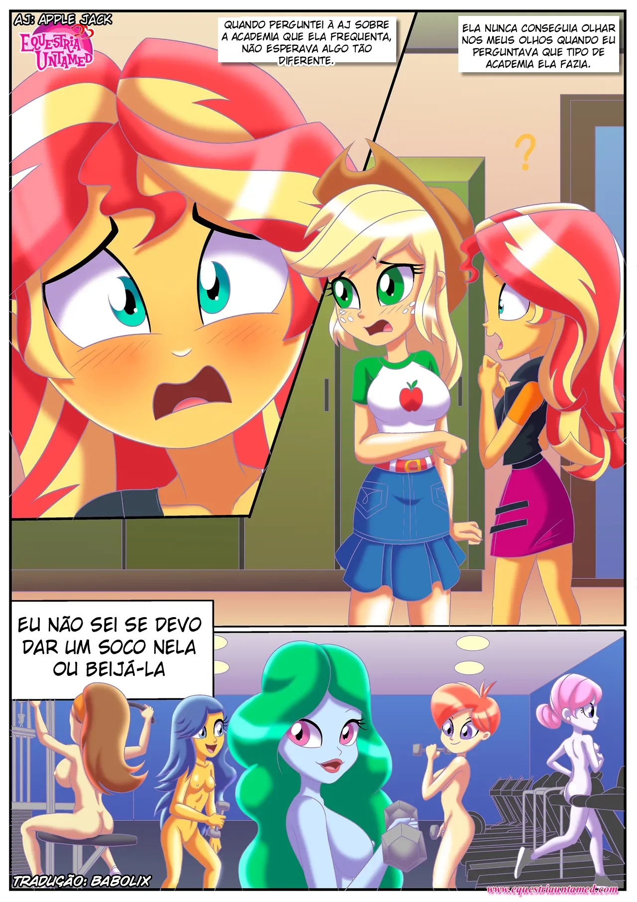 Sunset's Steamy Workout by PalComix