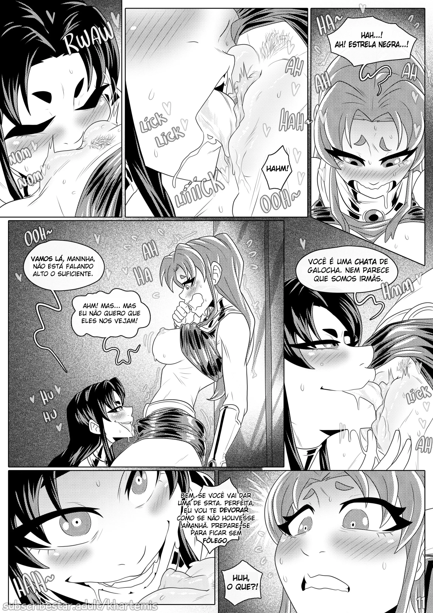 Starfire & Blackfire: Fires Of Tamaran by Khartemis