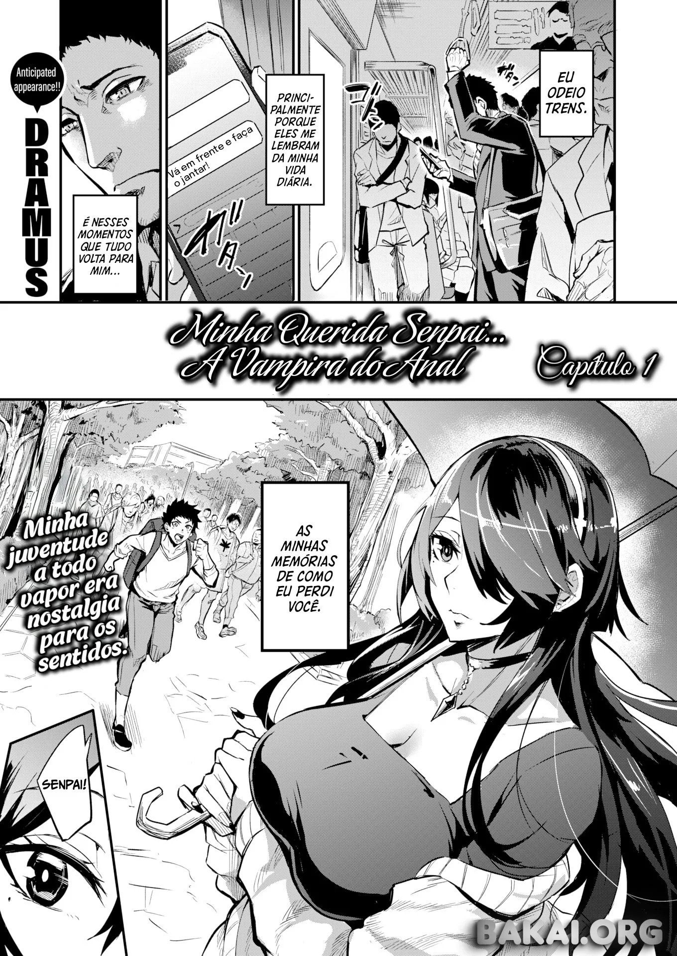Haikei, Anal Vampire Senpai - Zenpen by Dram...