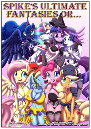 Spike's Ultimate Fantasies or The Dragon King's Harem capa