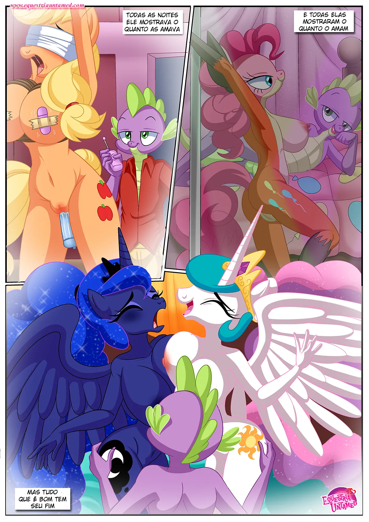 Spike's Ultimate Fantasies or The Dragon King's Harem by PALCOMIX