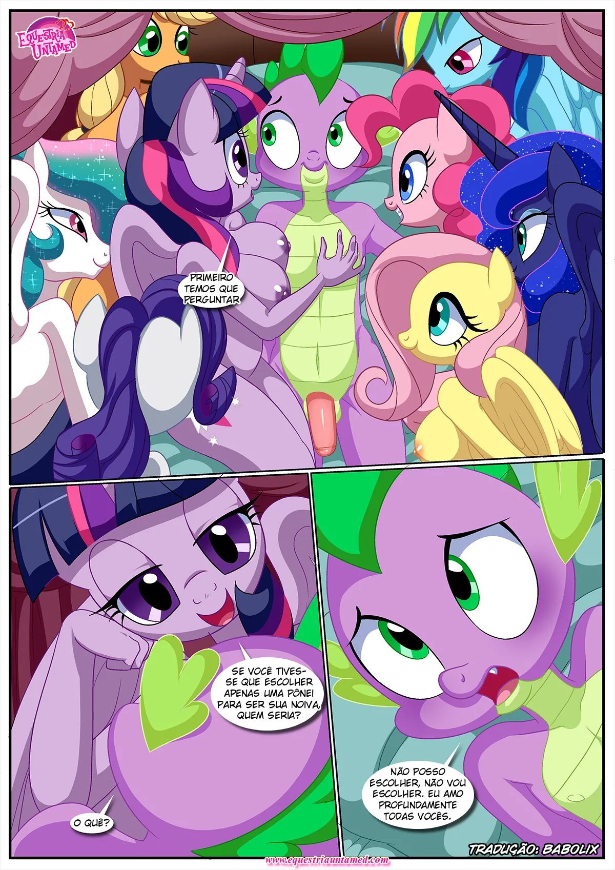 Spike's Ultimate Fantasies or The Dragon King's Harem by PALCOMIX