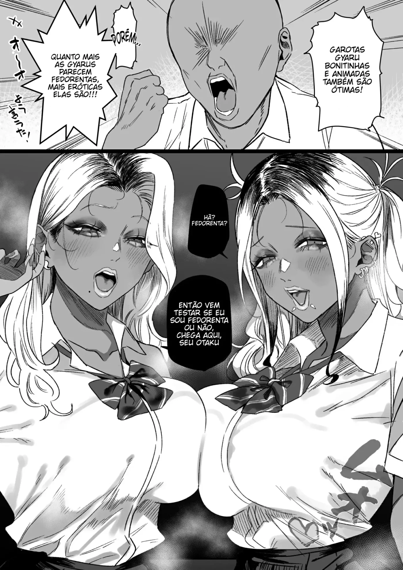 Otaku-kun "Gyaru ha kusasou na hodo eroi" by Ruutyan