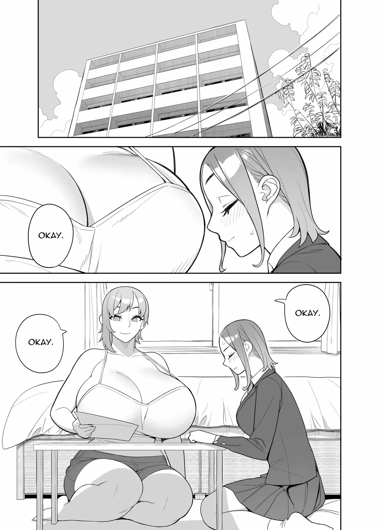 Tomodachi to Sono Haha Oya ni Semarareru Hanashi by Hidarikiki