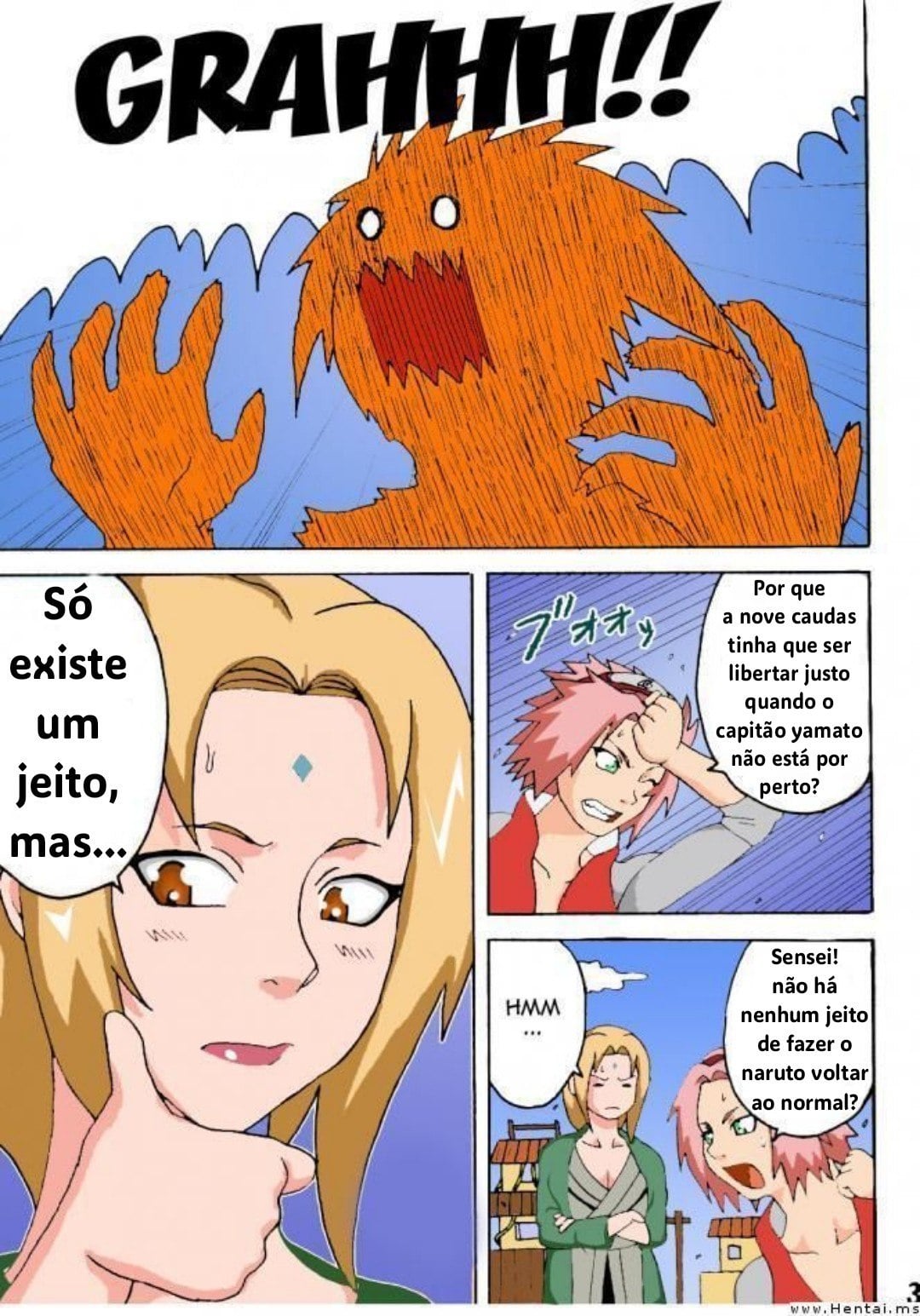 Tsunade no Inchiryou (Colorido) by Naruhodo