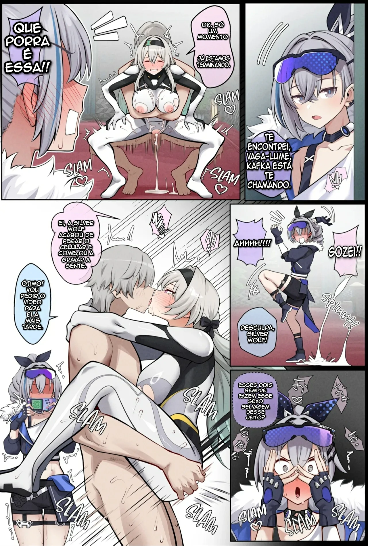Firefly Plugsuit Short Comic (Honkai: Star Rail) by Bonz0616