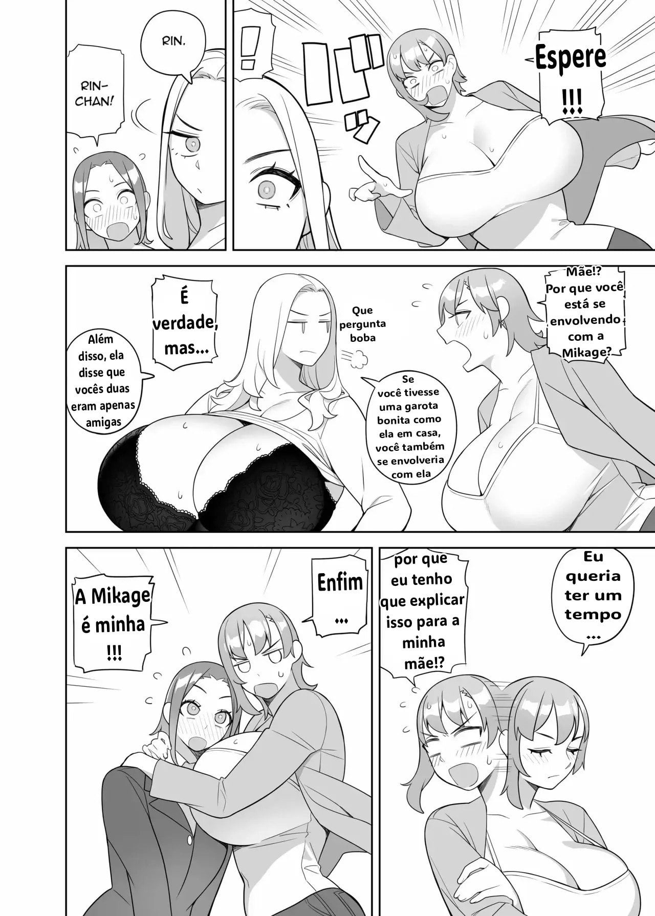 Tomodachi to Sono Haha Oya ni Semarareru Hanashi by Hidarikiki