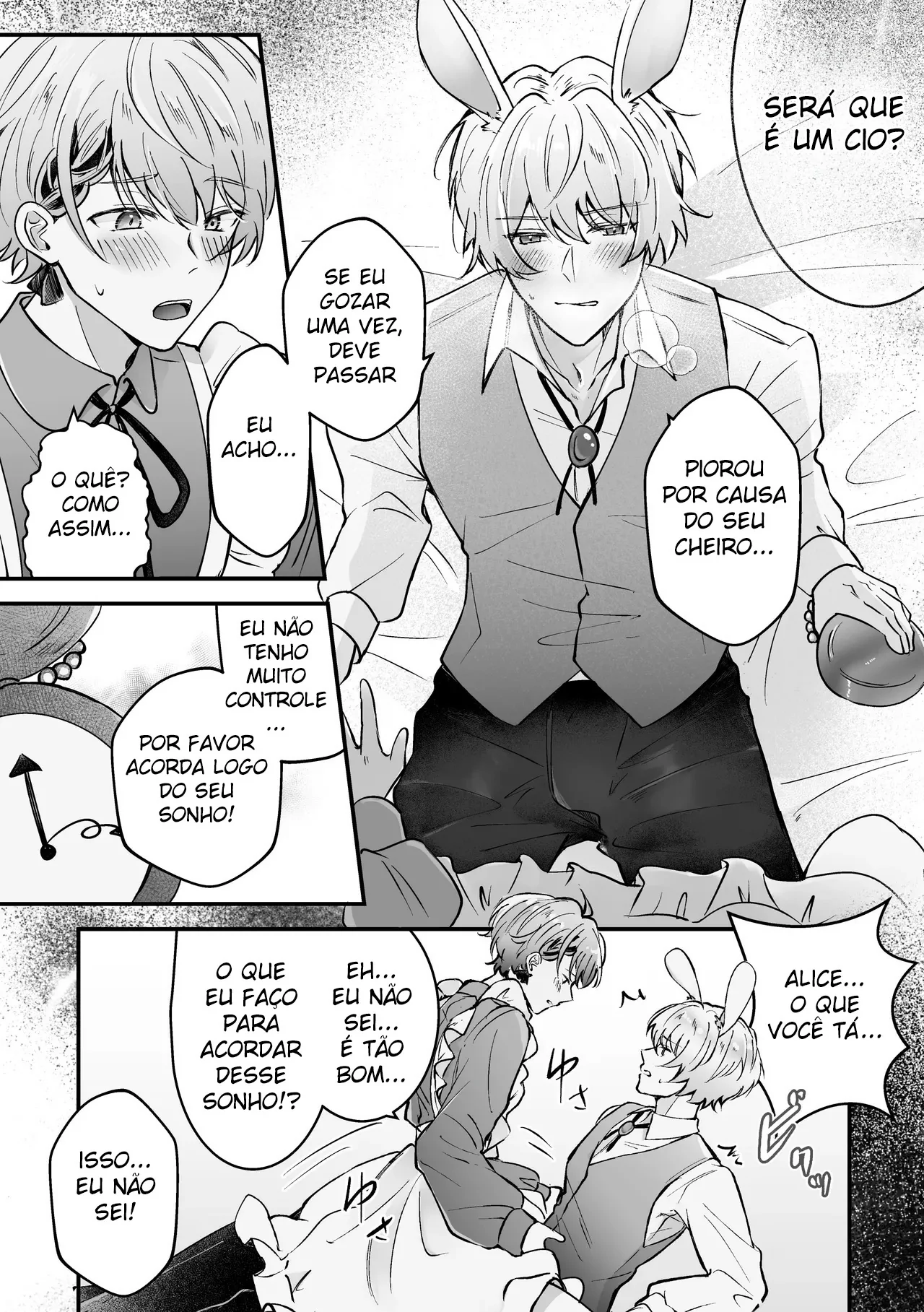 Coelhinho Branco no Cio ~ Sexo para Engravidar Com Alice no Mundo dos Sonhos Safados by Noan