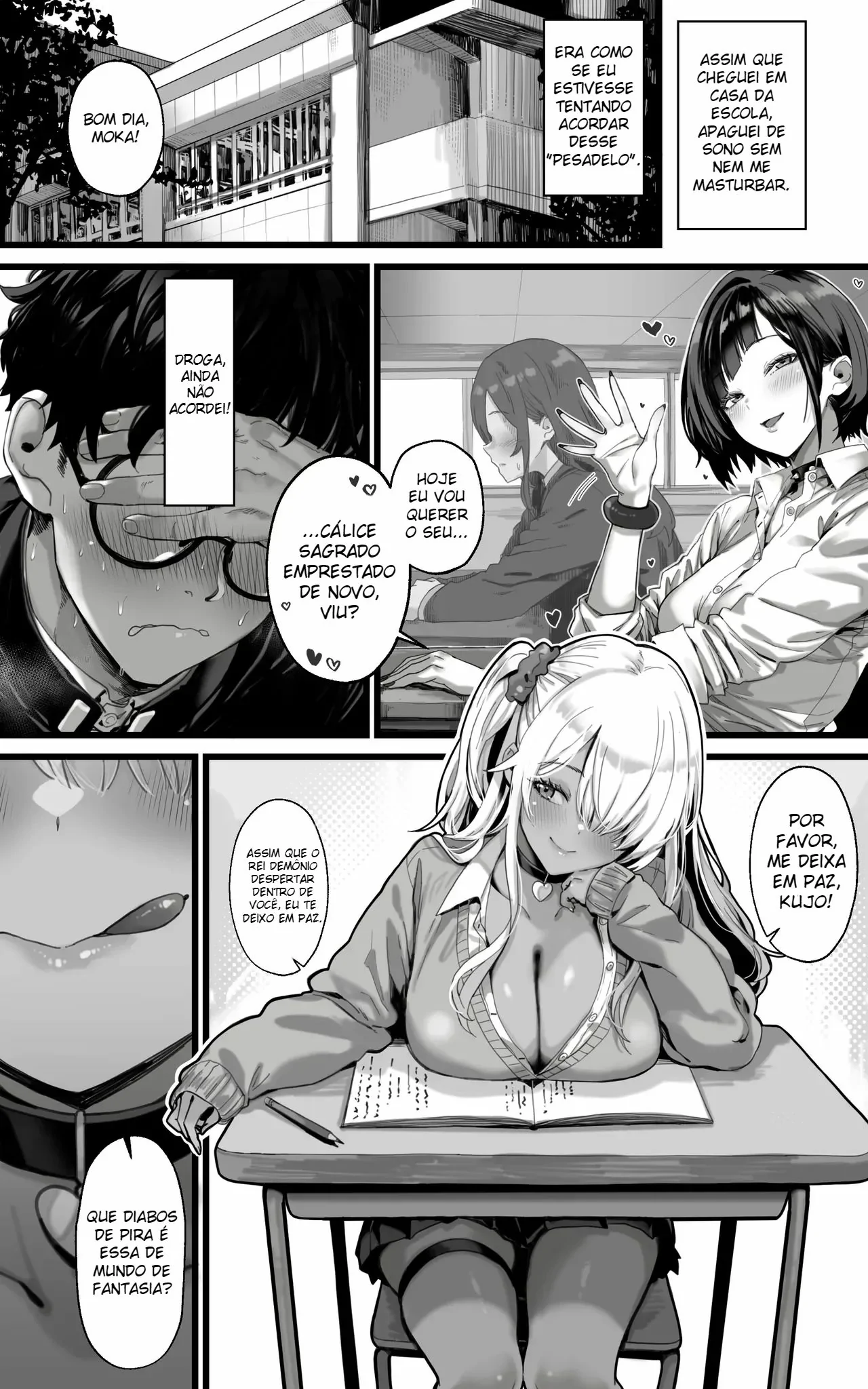 Okazu Gyaru Harem~ Maou-sama ga Kakusei Suru Made Fera mo Paizuri mo 3p mo Nani Kara Nani Made Zenshin Zenrei de Gohoushi Itashimasu!! by Toneri Dan