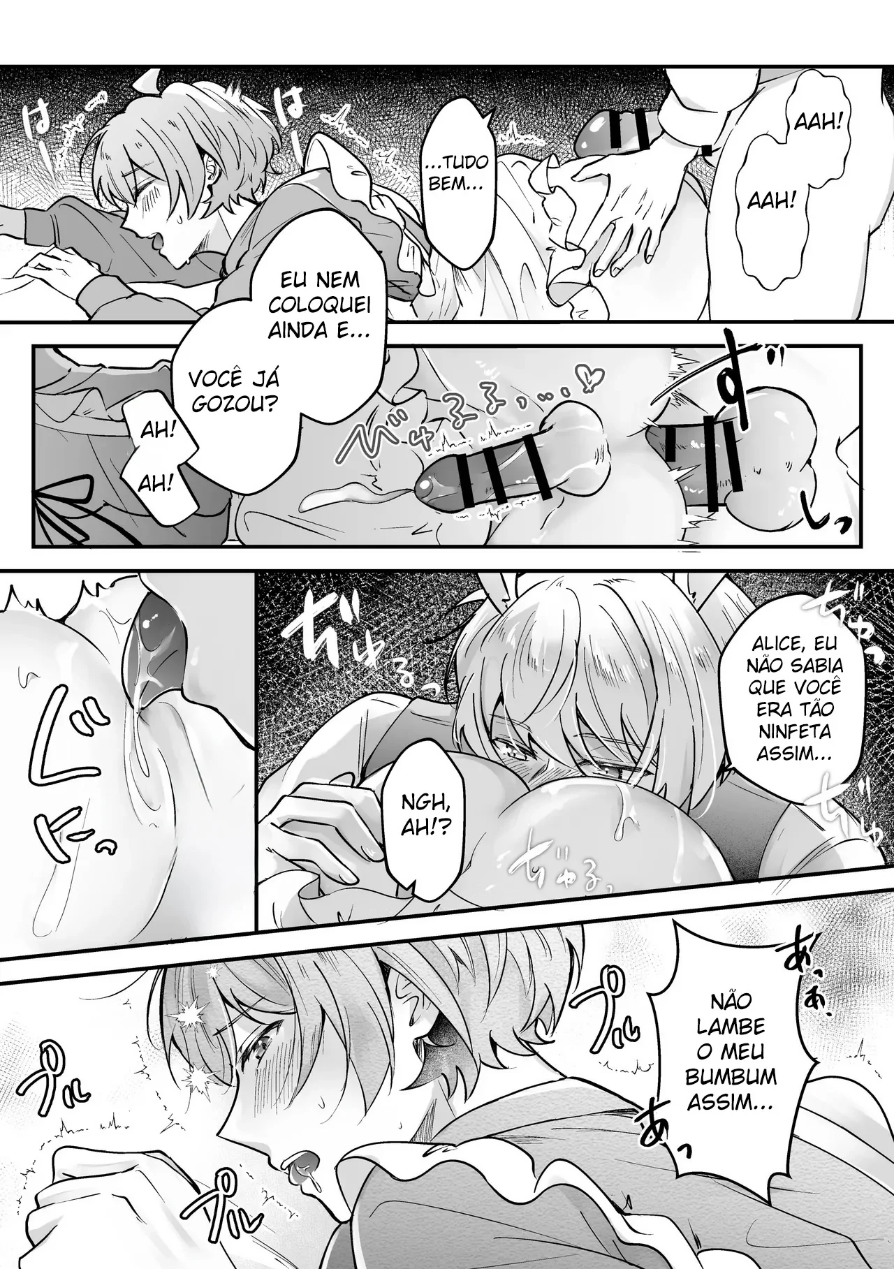 Coelhinho Branco no Cio ~ Sexo para Engravidar Com Alice no Mundo dos Sonhos Safados by Noan