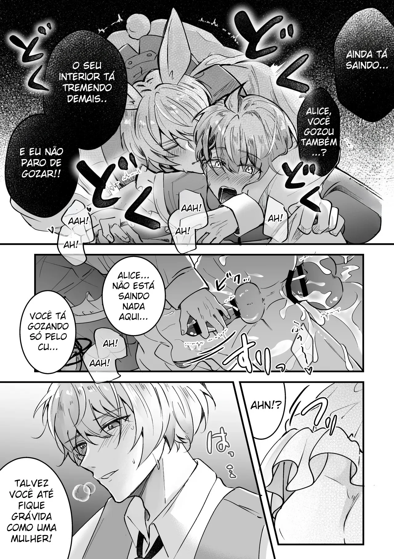 Coelhinho Branco no Cio ~ Sexo para Engravidar Com Alice no Mundo dos Sonhos Safados by Noan