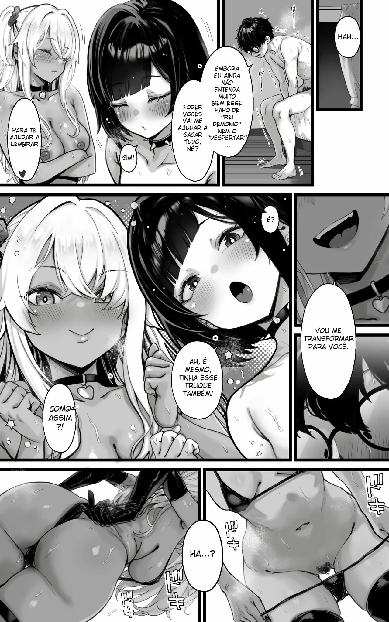 Okazu Gyaru Harem~ Maou-sama ga Kakusei Suru Made Fera mo Paizuri mo 3p mo Nani Kara Nani Made Zenshin Zenrei de Gohoushi Itashimasu!! by Toneri Dan