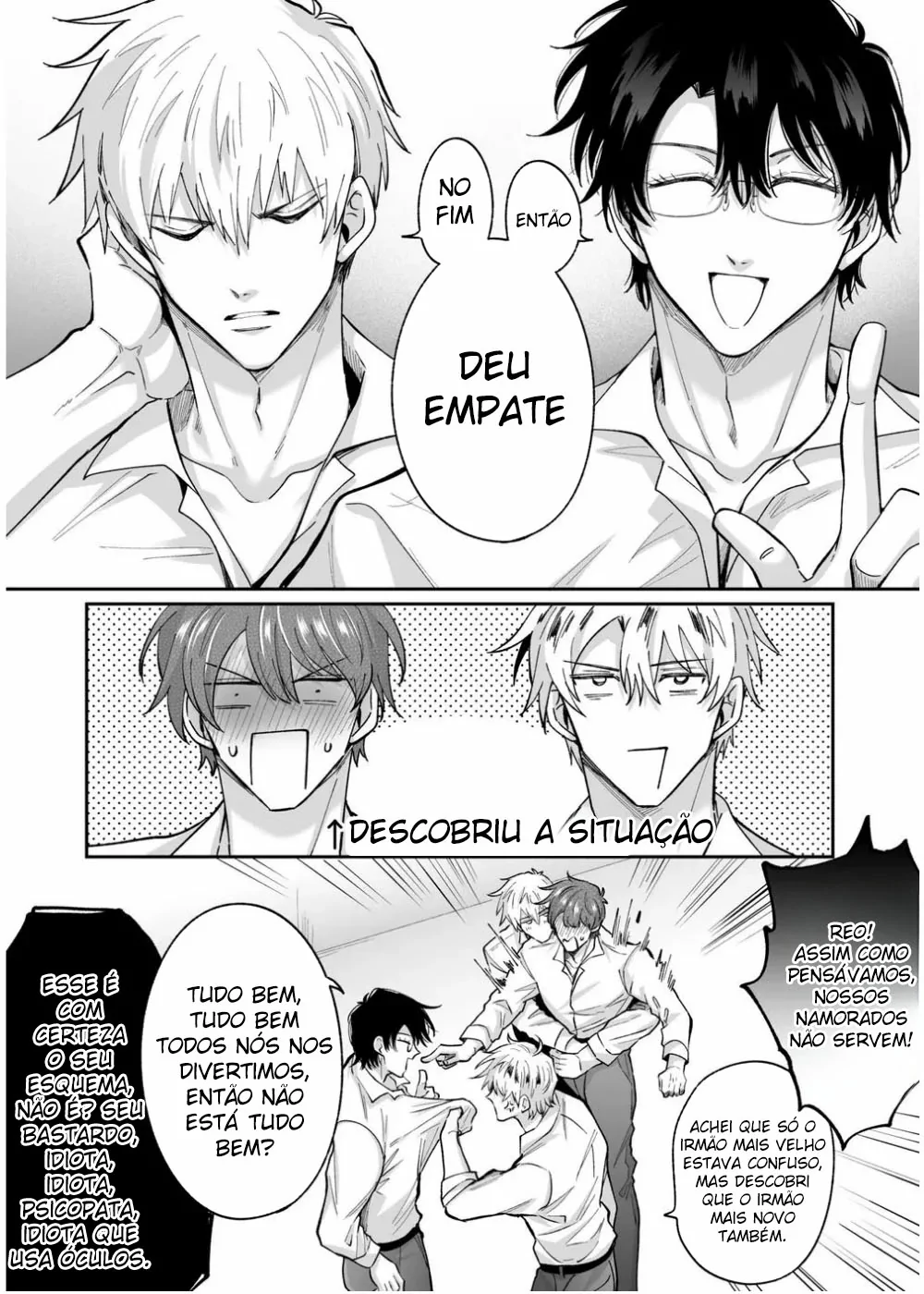 Tatanai Yarichin Motohosuto ga Hamaru to Yabaiotoko to Otouto Couple to 4P Rabuho Danshikai by Sumeshiya-san by Sumeshi