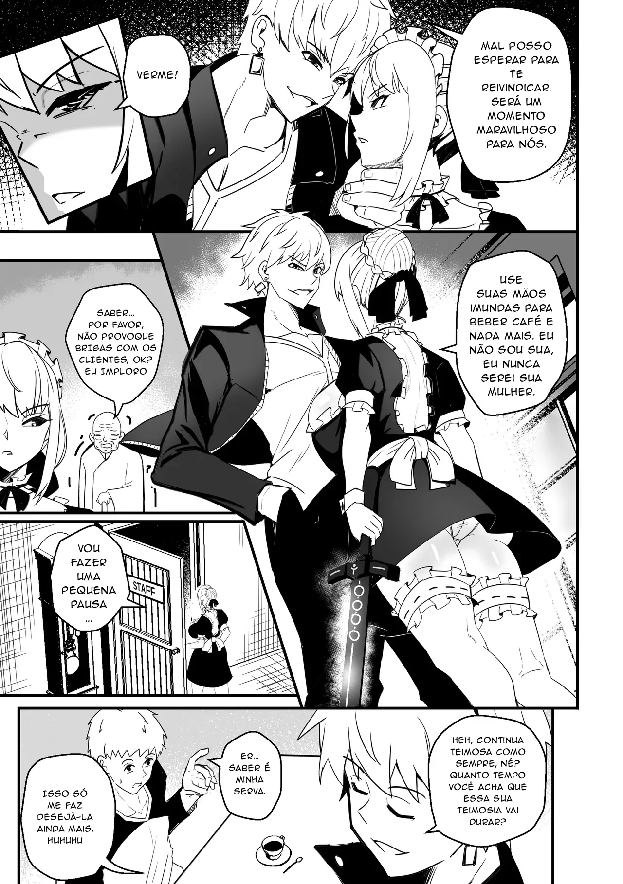 B-Trayal 61 - Saber Alter by Merkonig