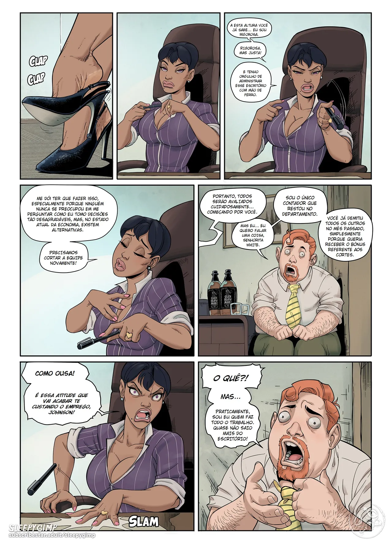 Violet White - Redução de Pessoal by SleepyGimp