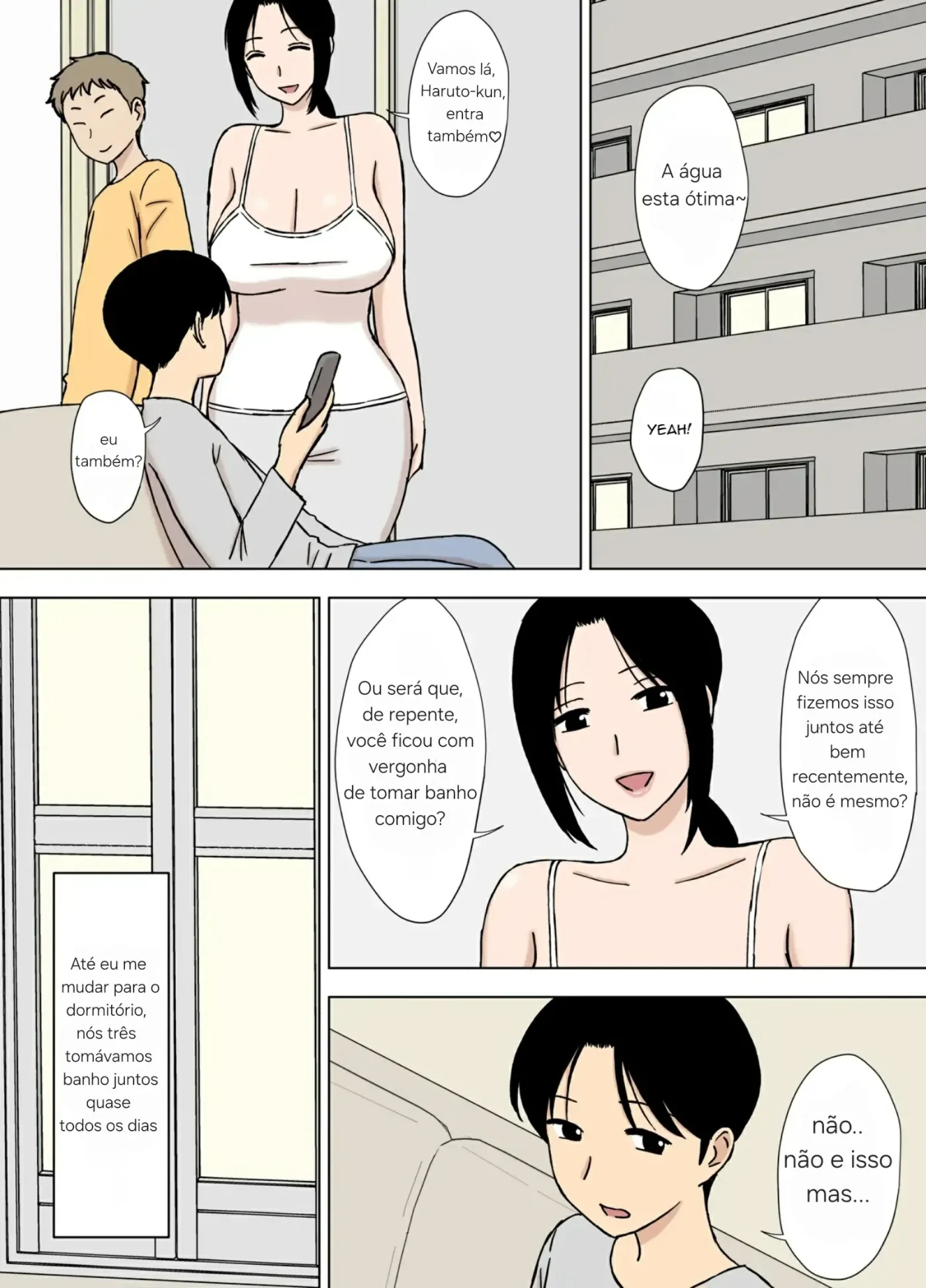 Bakunyuu Mama to Giri no Musuko-tachi by Urakan