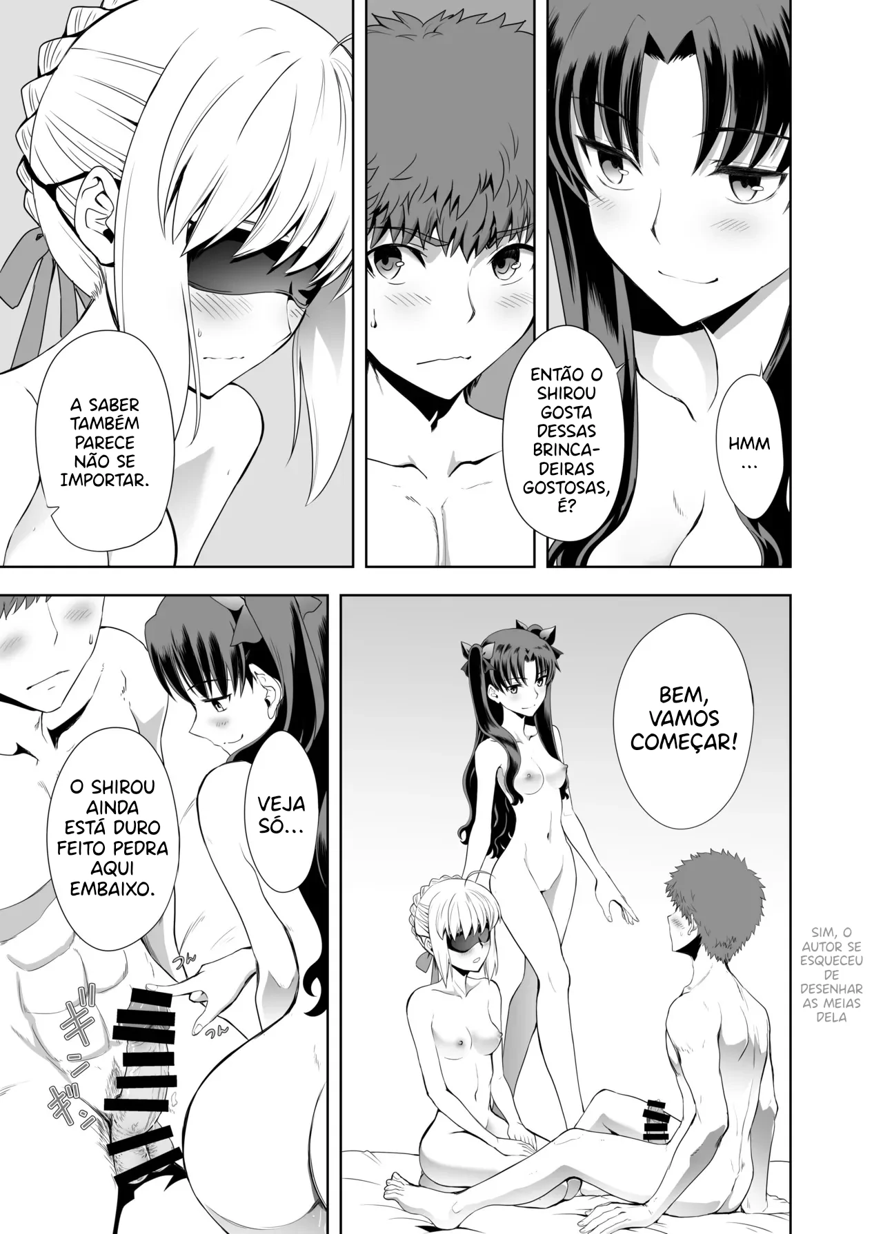 Saber Maniacs Shikaku o Shadan Suru to Hoka no Kankaku ga Togisuma Sareru toiu node Saber ni Mekakushi Play o Shitemoratta by Kuroha Nue