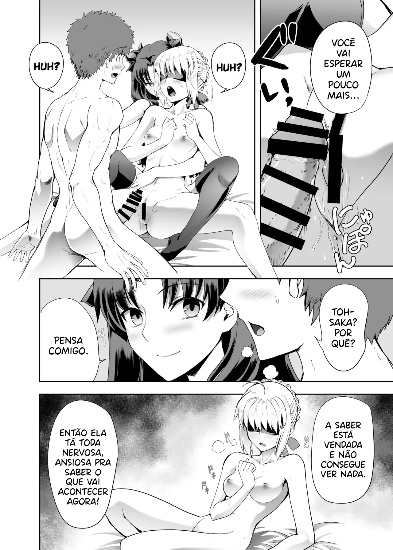 Saber Maniacs Shikaku o Shadan Suru to Hoka no Kankaku ga Togisuma Sareru toiu node Saber ni Mekakushi Play o Shitemoratta by Kuroha Nue